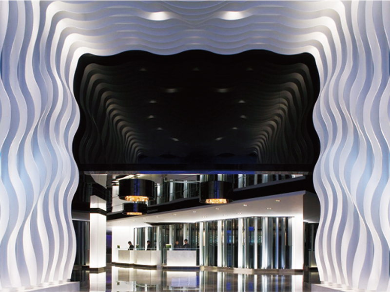 弧型方通天花系列